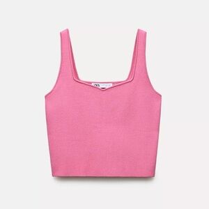 Zara Pink Crop Top